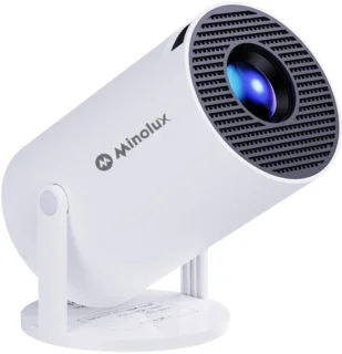 Mini beamer smart projector - Wit - 1280 x 720 resolutie - LED - home cinema