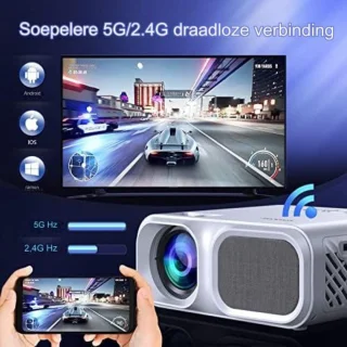 Mini Beamer Smartphone met Wifi en Bluetooth