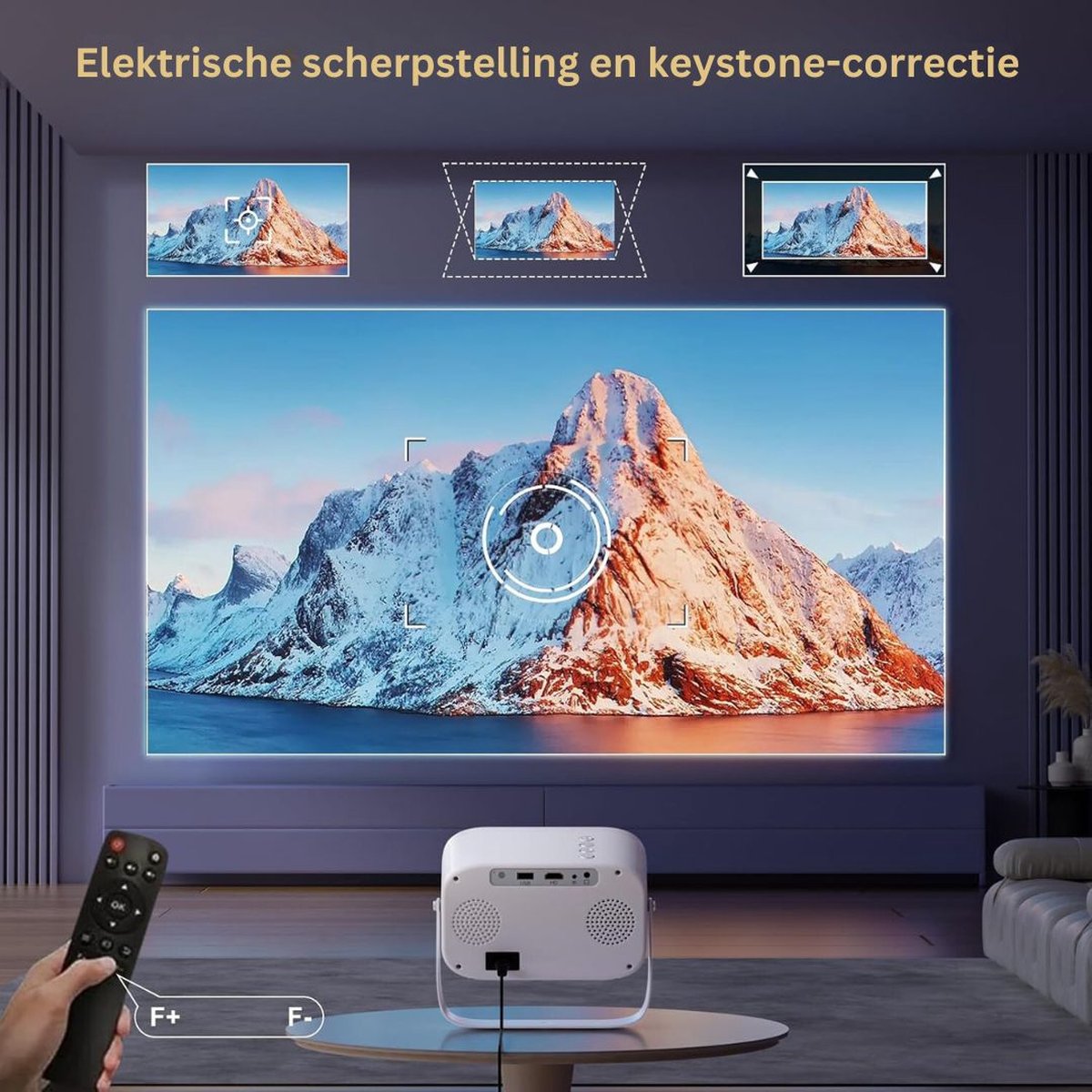 Mini Beamer Smartphone Projector