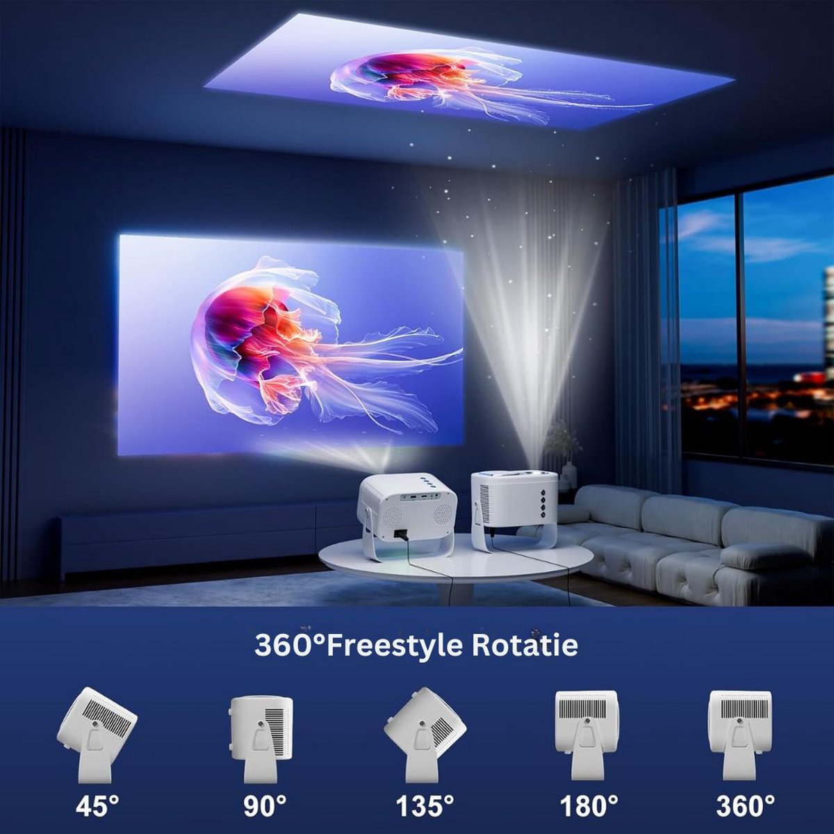 Mini Beamer Smartphone Projector