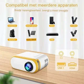 Mini beamer smartphone wit