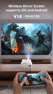 Mini Beamer V19 Projector