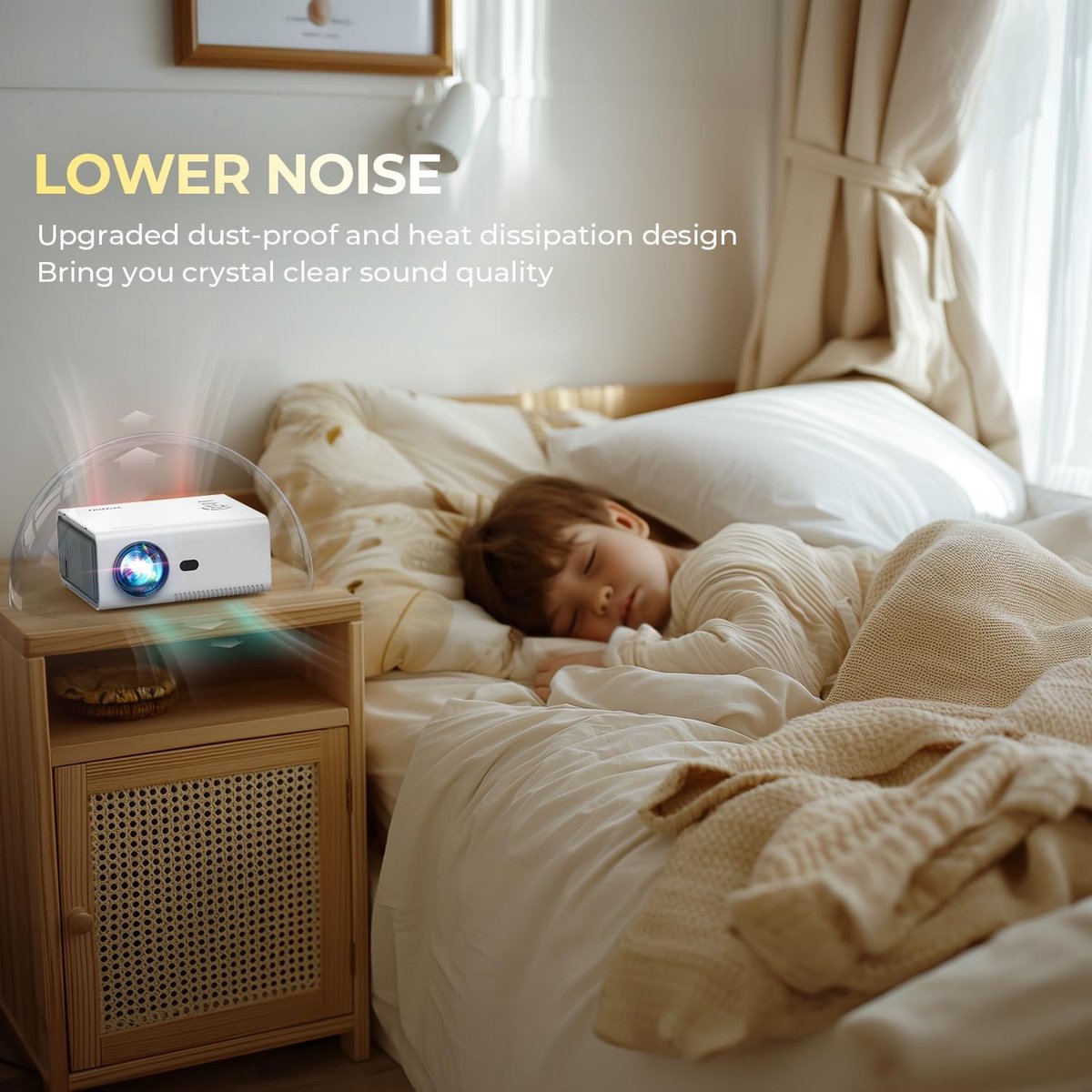 Mini Beamer Wifi Bluetooth Projector