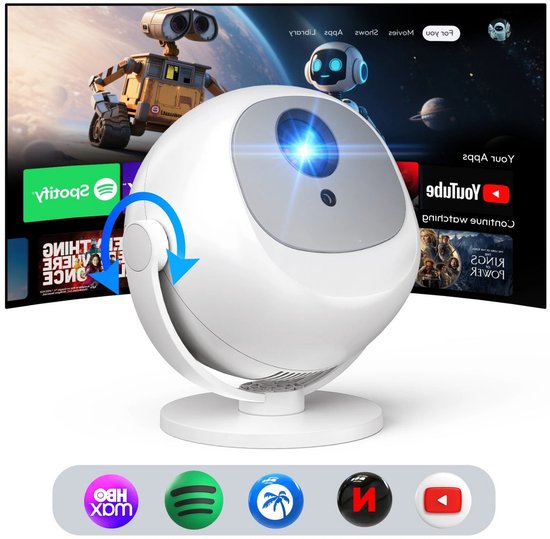 Mini Beamer Wifi Bluetooth Projector
