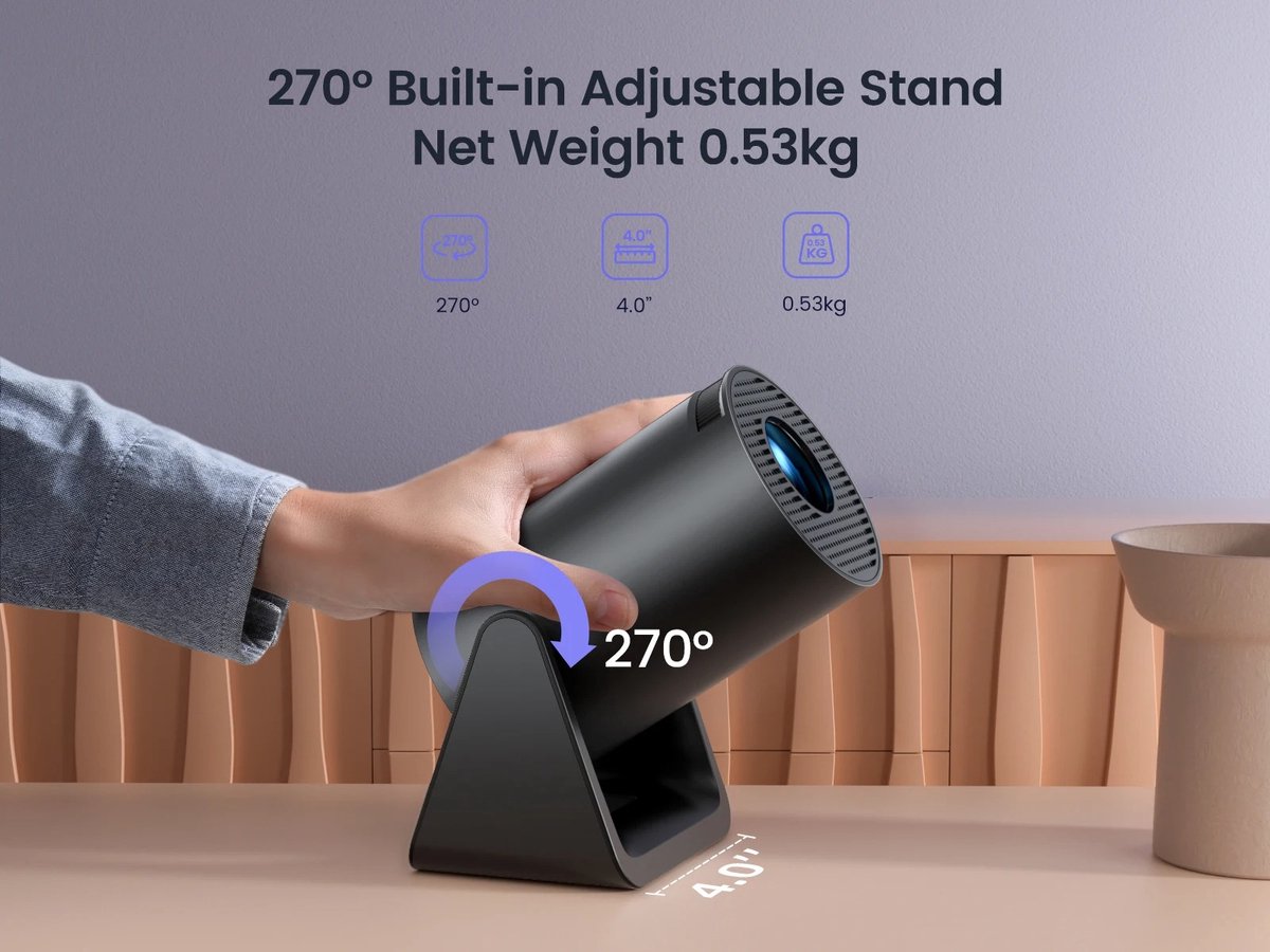 Mini Beamer Wifi Bluetooth Projector
