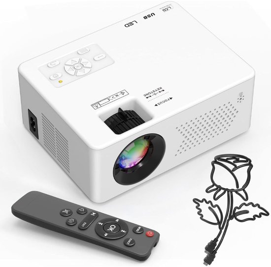 Mini Beamer Wifi Bluetooth Wit