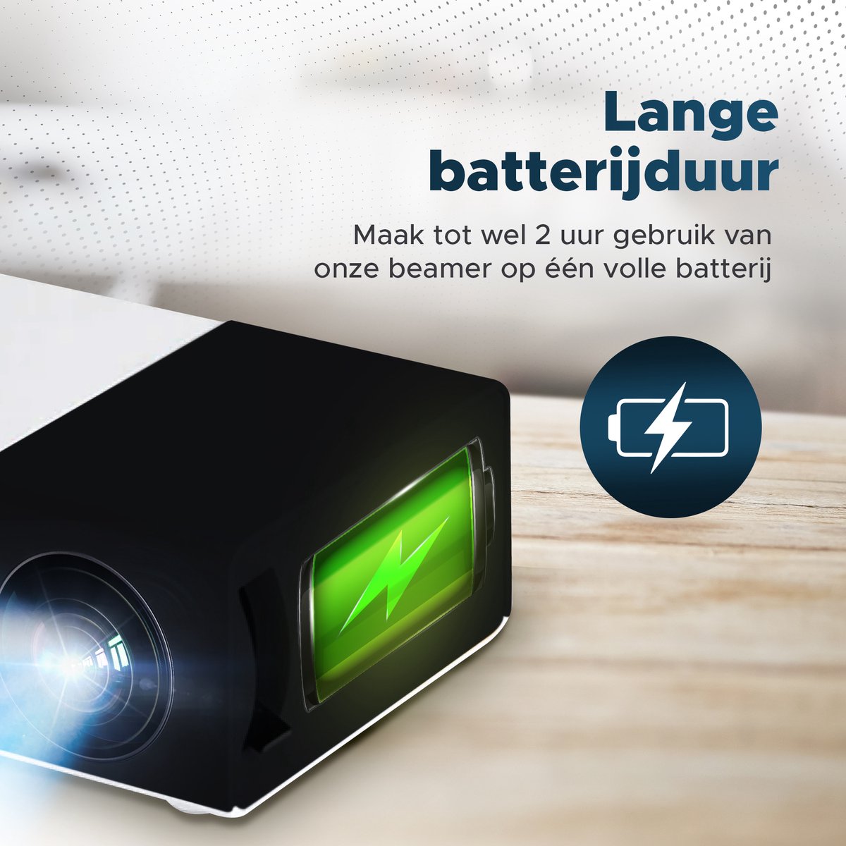 Mini Beamer Zwart Draagbare Projector