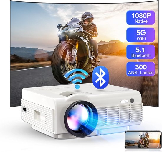 Mini LED Beamer 4K - Thuisbioscoop Projector
