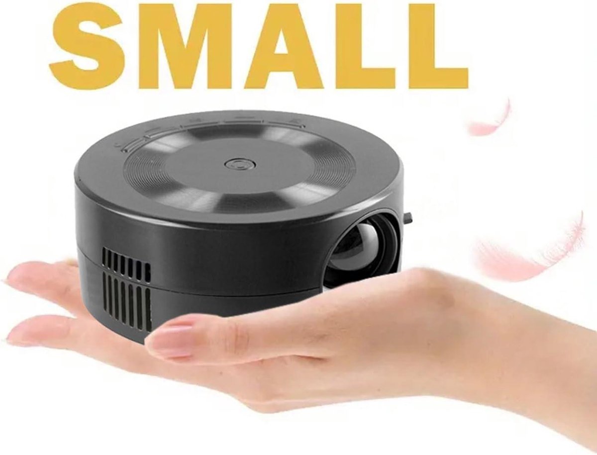 Mini LED-projector 1080P draagbaar met ingebouwde luidspreker