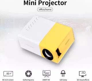 Mini LED projector USB HDMI WiFi audio