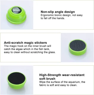Mini Magneetborstel voor Aquarium