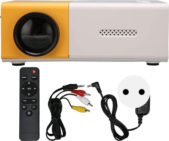 Mini Projector 1080P HD Draagbare Film Projector EU Stekker