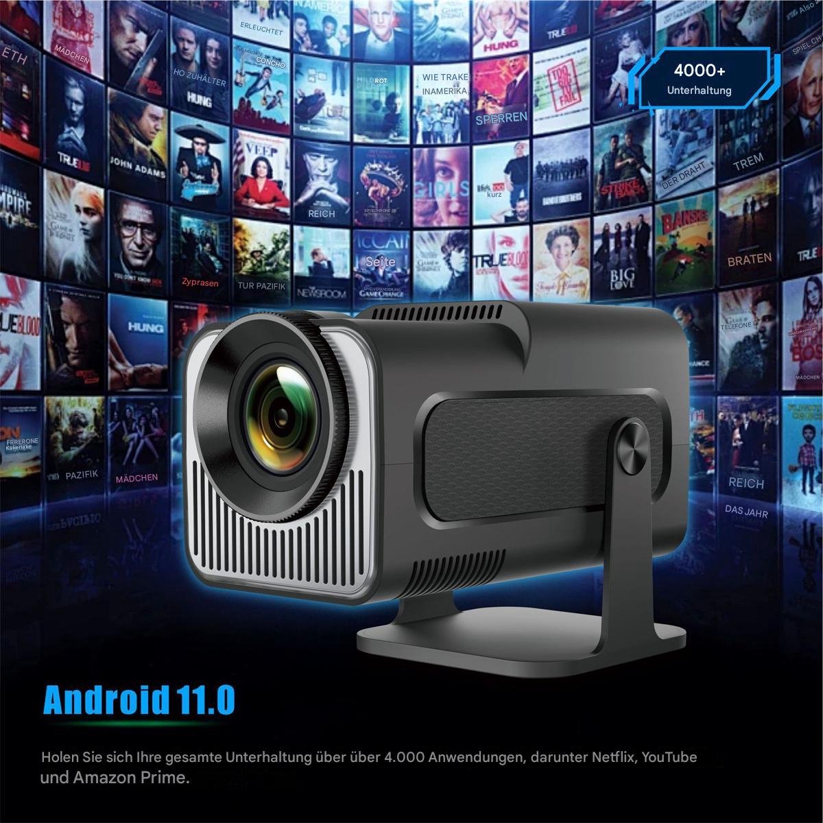 Mini Projector 4K HD Zwart Compact