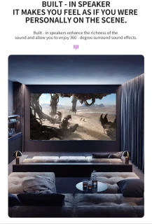 Mini Projector - Draagbare Projector (Wit)