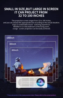 Mini Projector - Draagbare Projector (Wit)