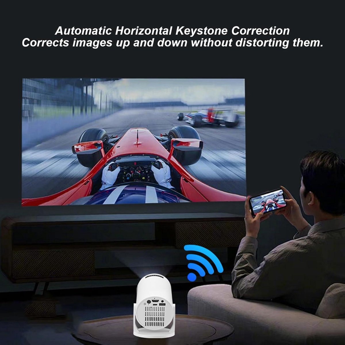 Wat vinden we goed aan de Mini Projector WiFi Bluetooth Volledige HD 1080P