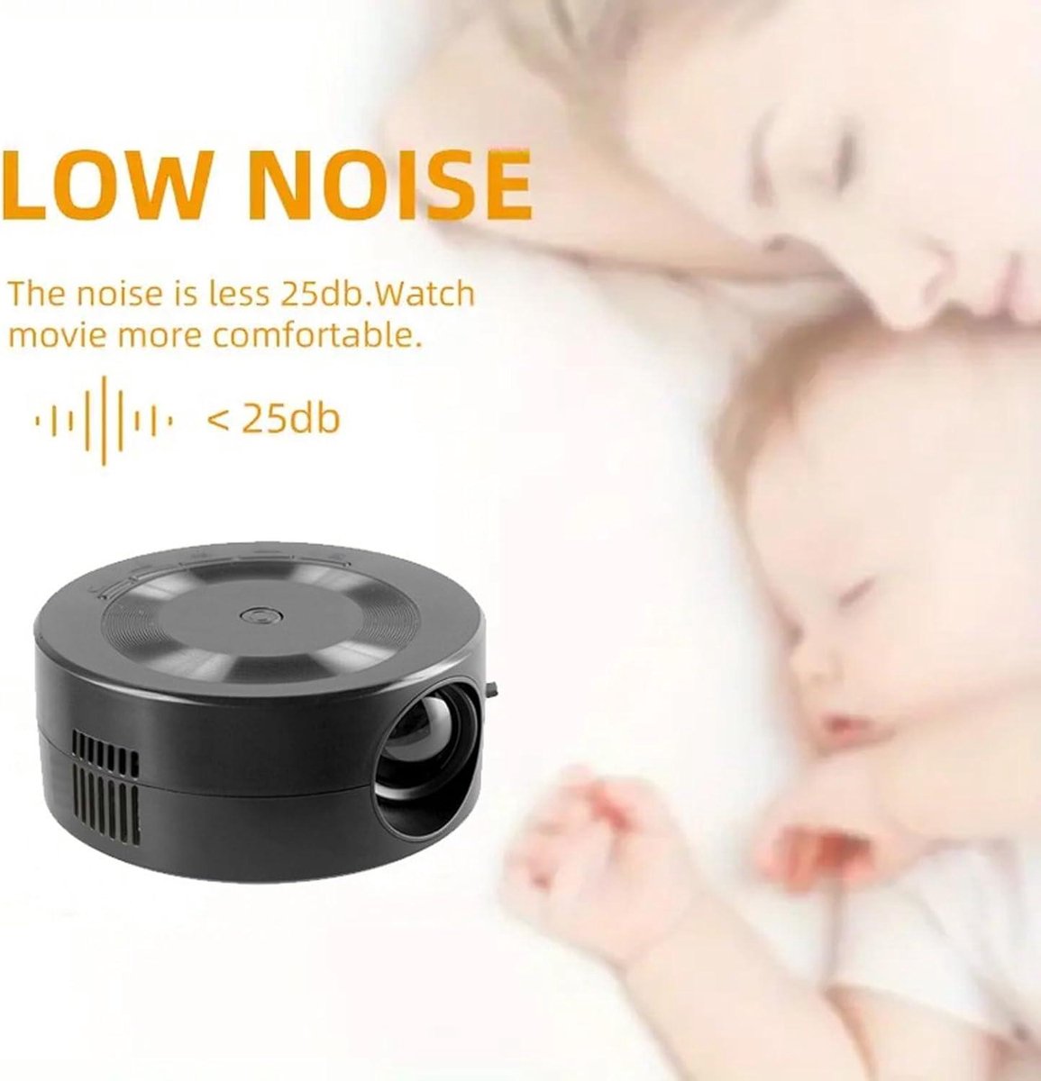 Miniprojector 1080P Full HD Draagbaar Home Theatre