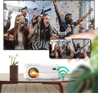 Miniprojector Full HD 1080P WiFi Bluetooth