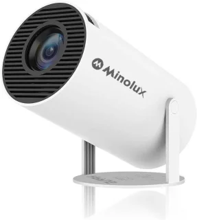 Minolux Mini Beamer 2025 Smart Projector Wit