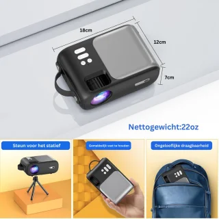 MKSS Mini Beamer Zwart