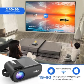 MKSS Mini Beamer Zwart