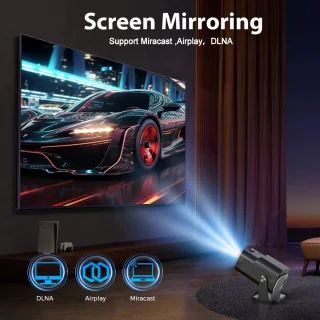 Molain Mini Projector Cinema Beamer