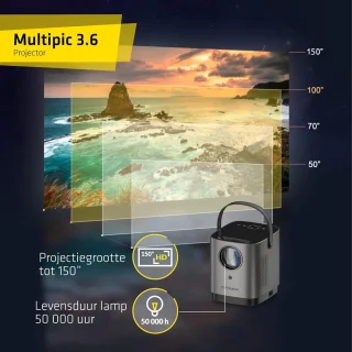 Multipic 3.6 Draagbare Beamer