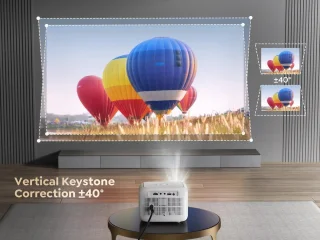 Mylucinda Mini Beamer - Draagbare Videoprojector Wit