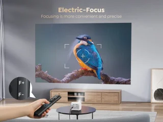 Mylucinda Mini Beamer - Draagbare Videoprojector Wit