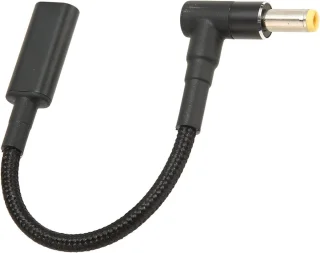 Naar DC 55x25 mm 100W Nylon USB-C Adapter Vrouw naar Man