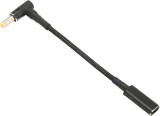 Naar DC 55x25 mm 100W Nylon USB-C Adapter Vrouw naar Man