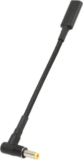 Naar DC 55x25 mm 100W Nylon USB-C Adapter Vrouw naar Man