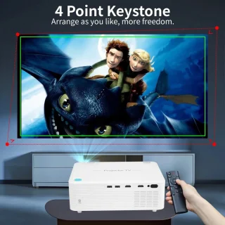 Neova AC30 Multimedia Beamer Full HD 4K Android 9.0 Wit