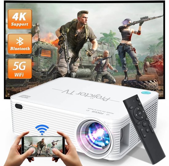 Neova AC30 Multimedia Beamer Full HD 4K Android 9.0 Wit