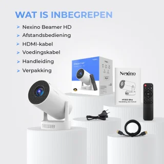 Nexino Beamer HD 4K Home Cinema Android 11 Wifi 6 Bluetooth 5