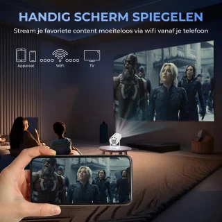 Nexino Beamer HD 4K Home Cinema Android 11 Wifi 6 Bluetooth 5