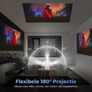 Nexino Beamer HD 4K Home Cinema Android 11 Wifi 6 Bluetooth 5