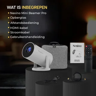 Nexino® Mini Beamer Pro - Draagbare Beamer