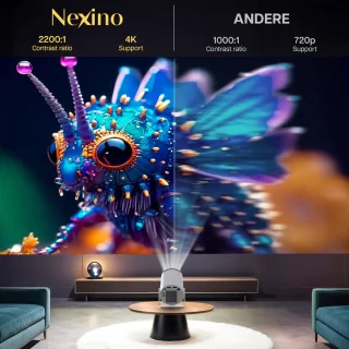 Nexino® Mini Beamer Pro - Draagbare Beamer