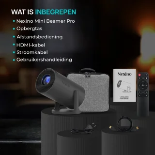 Nexino® Mini Beamer Pro - Draagbare Projector