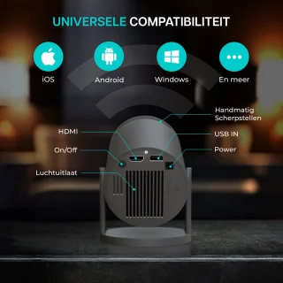Nexino® Mini Beamer Pro - Draagbare Projector