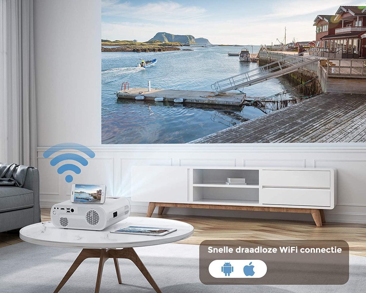Nince Beamer C10 Mini Projector Full HD WiFi