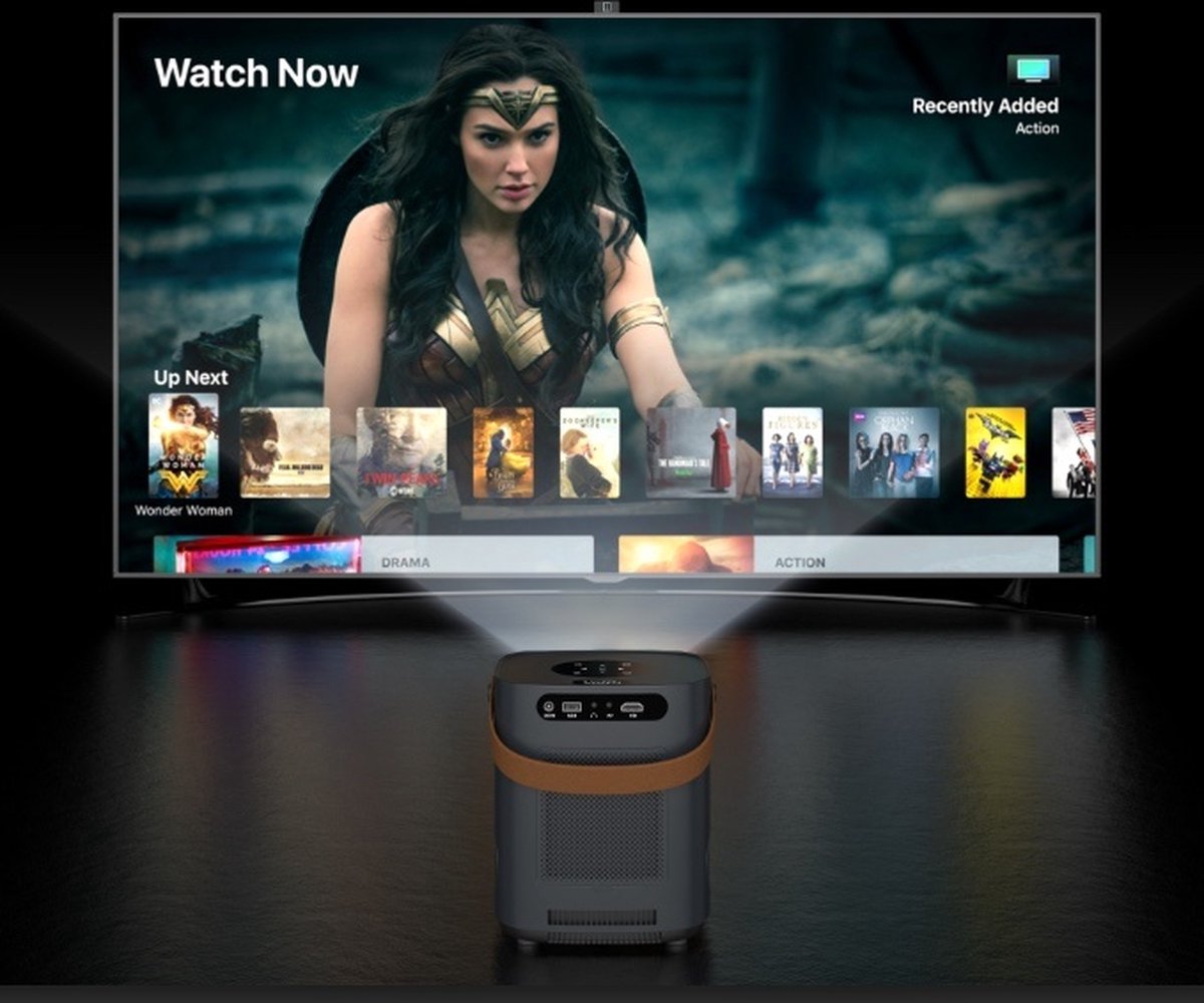 Ntech Full HD Draagbare Beamer Zwart