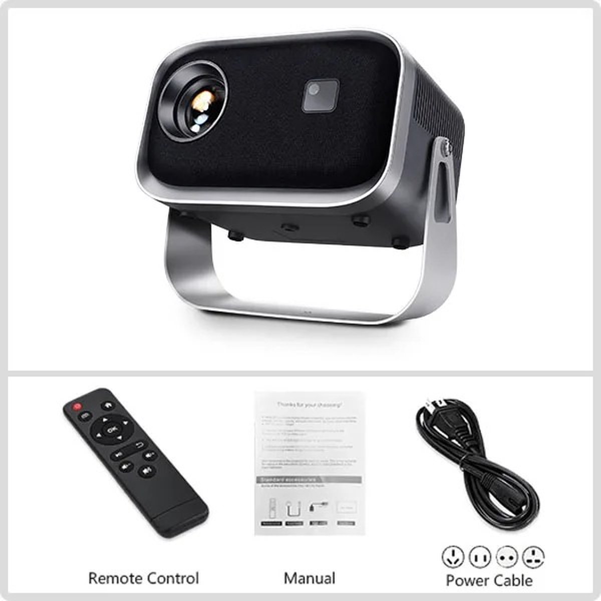 Overeem Mini Beamer 4K Wifi Met Afstandsbediening