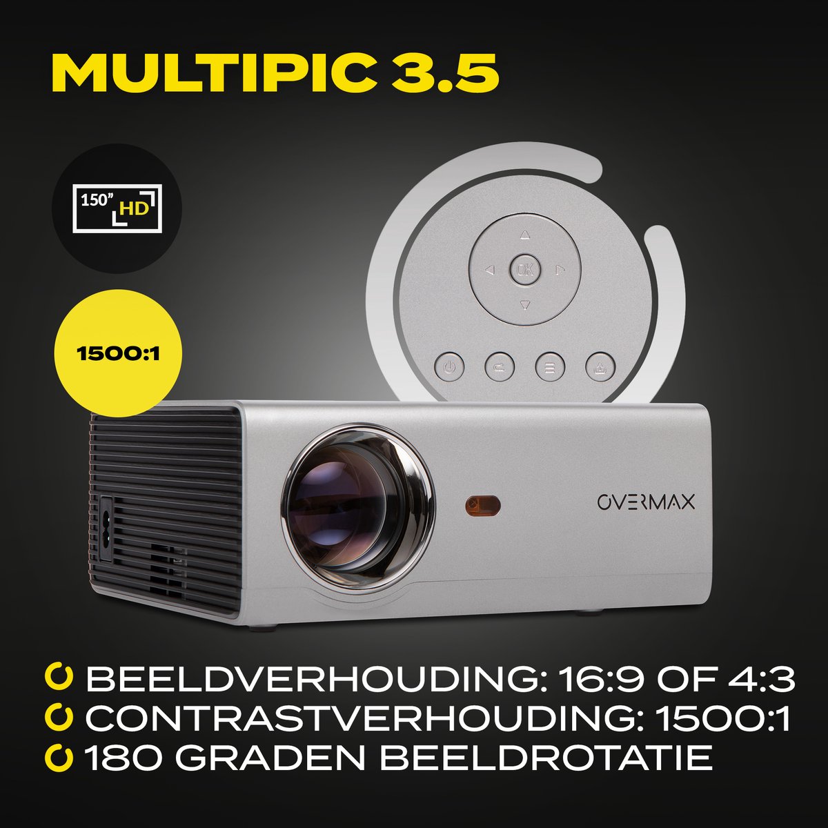 Overmax Multipic 3.5 Beamer Wi-Fi