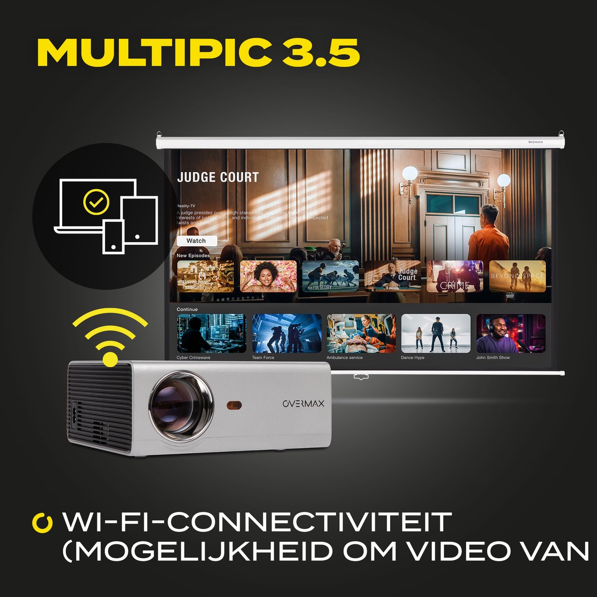 Overmax Multipic 3.5 Beamer Wi-Fi