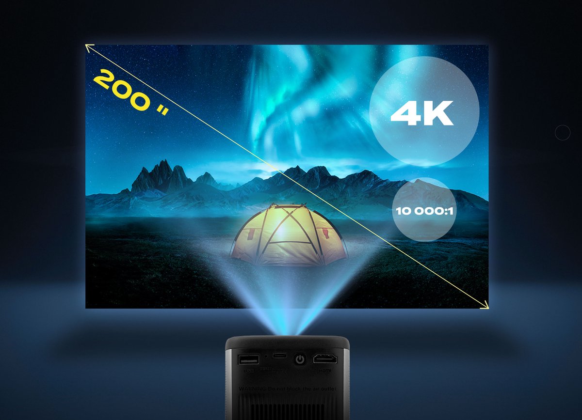 Overmax Multipic 8.1 4K Beamer
