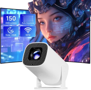 P30 PRO Smart Mini Beamer - Projector - Wit