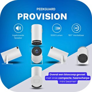 Wat vinden we goed aan de PEEKGUARD® ProVision 4 - Mini Beamer