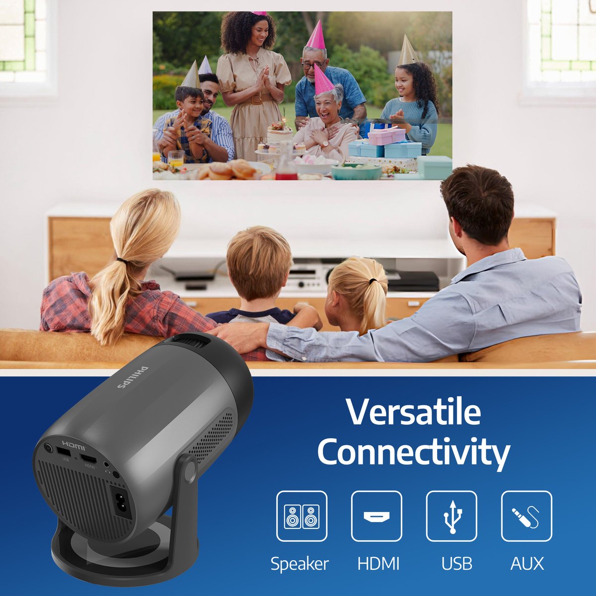 Philips NeoPix 150 Full-HD 80 inch projector